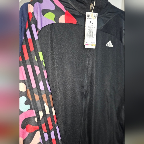 adidas IJ3000 Mens XL Tiro Rich Mnisi Track Jacket Black New - Picture 5 of 8